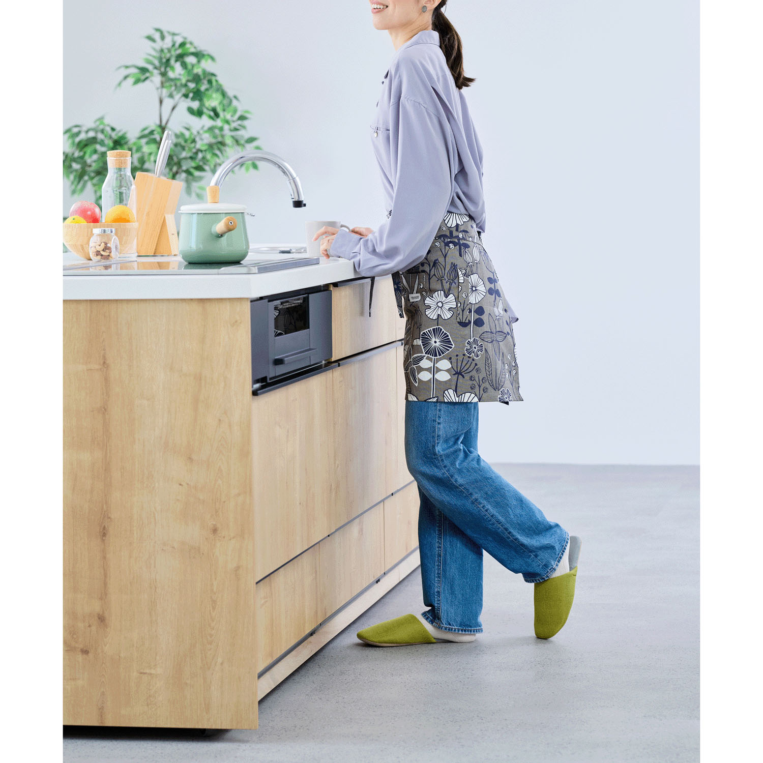 シエナ ギャルソンエプロン - 画像3