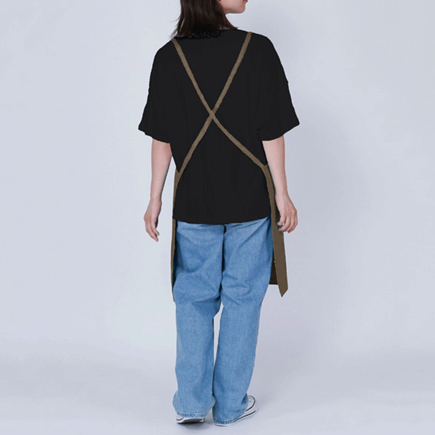 コーヒーチュウドク ショートエプロン - 画像2