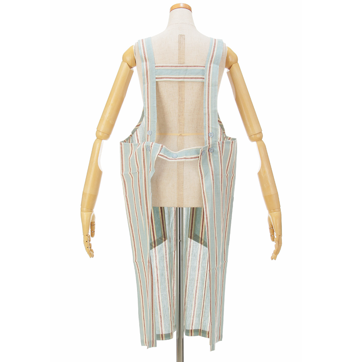 ストリートストライプ ロングエプロン - 画像3