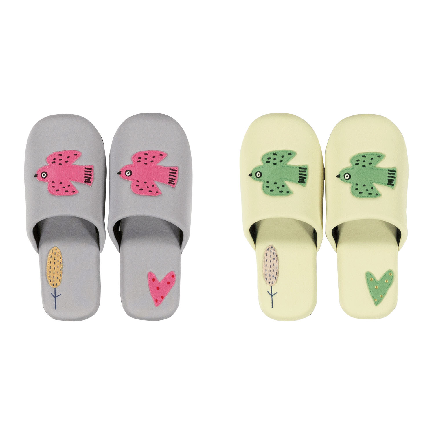 マタノアツコ 朝 スリッパ - 画像1