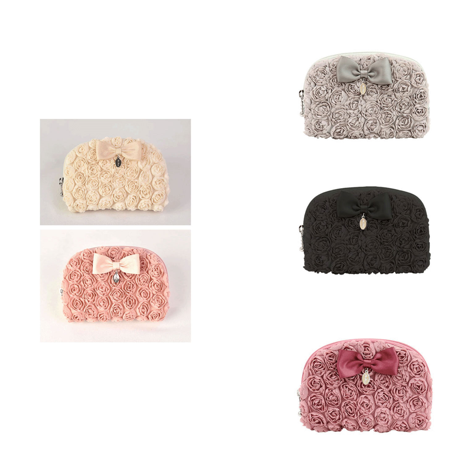 【34番再入荷！】ミニローズジュエリーポーチ - 画像1