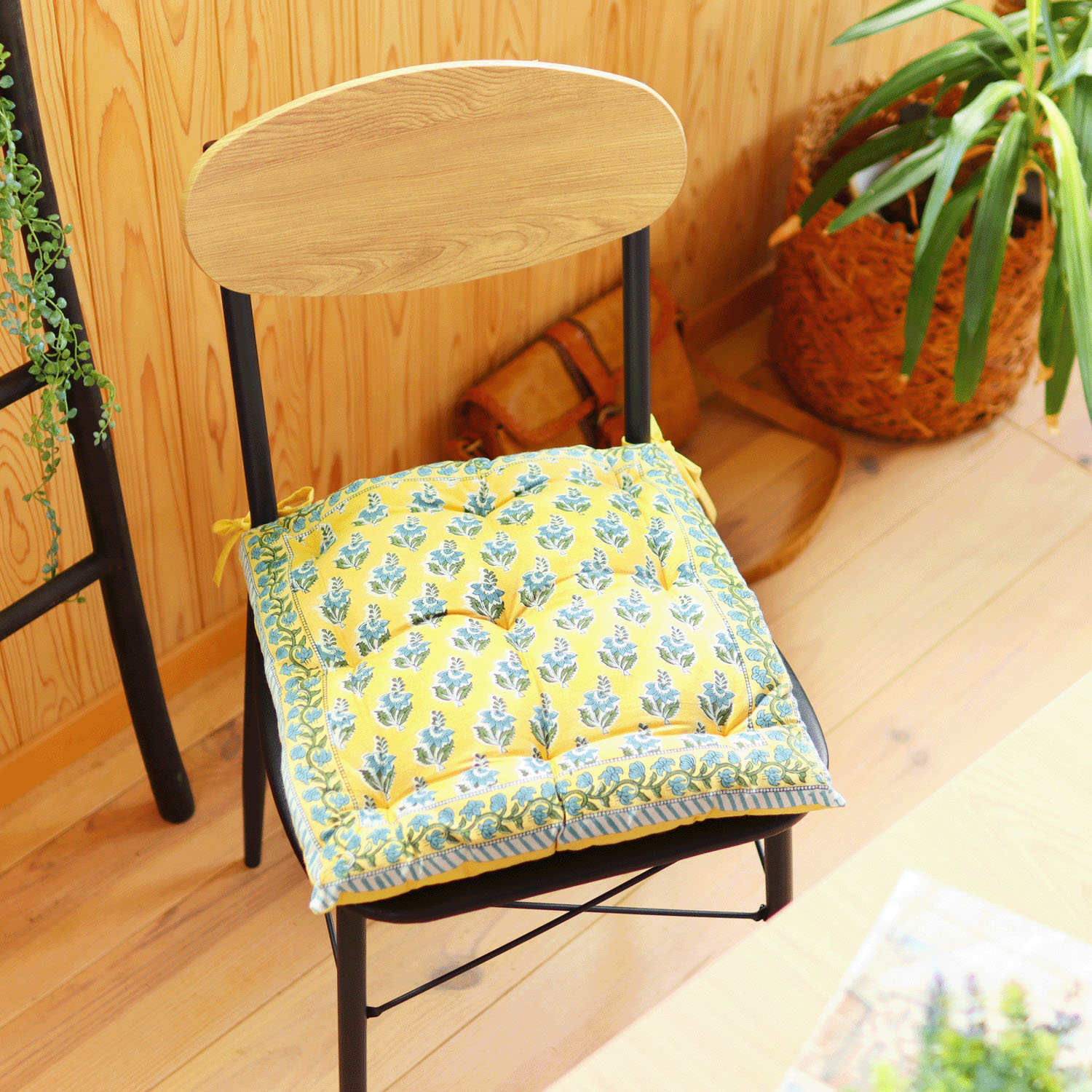 シートクッション  ボニータブロックプリント - 画像14