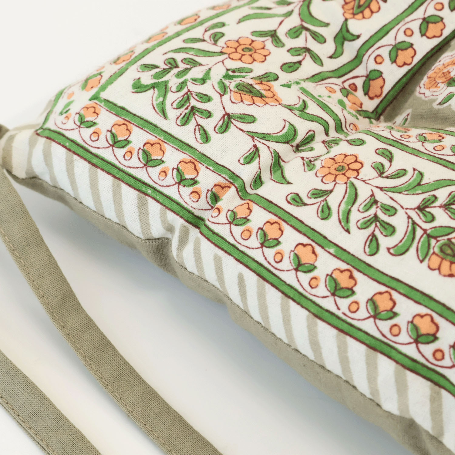 シートクッション  ボニータブロックプリント - 画像7