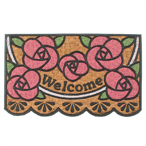 ローズウェルカムコイヤーマット75x45cm - 画像1
