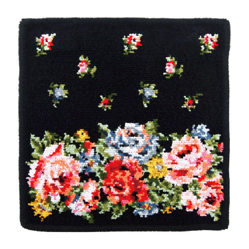 レイクアルスター ローズガーデン シュニール織ハンカチ - 画像2