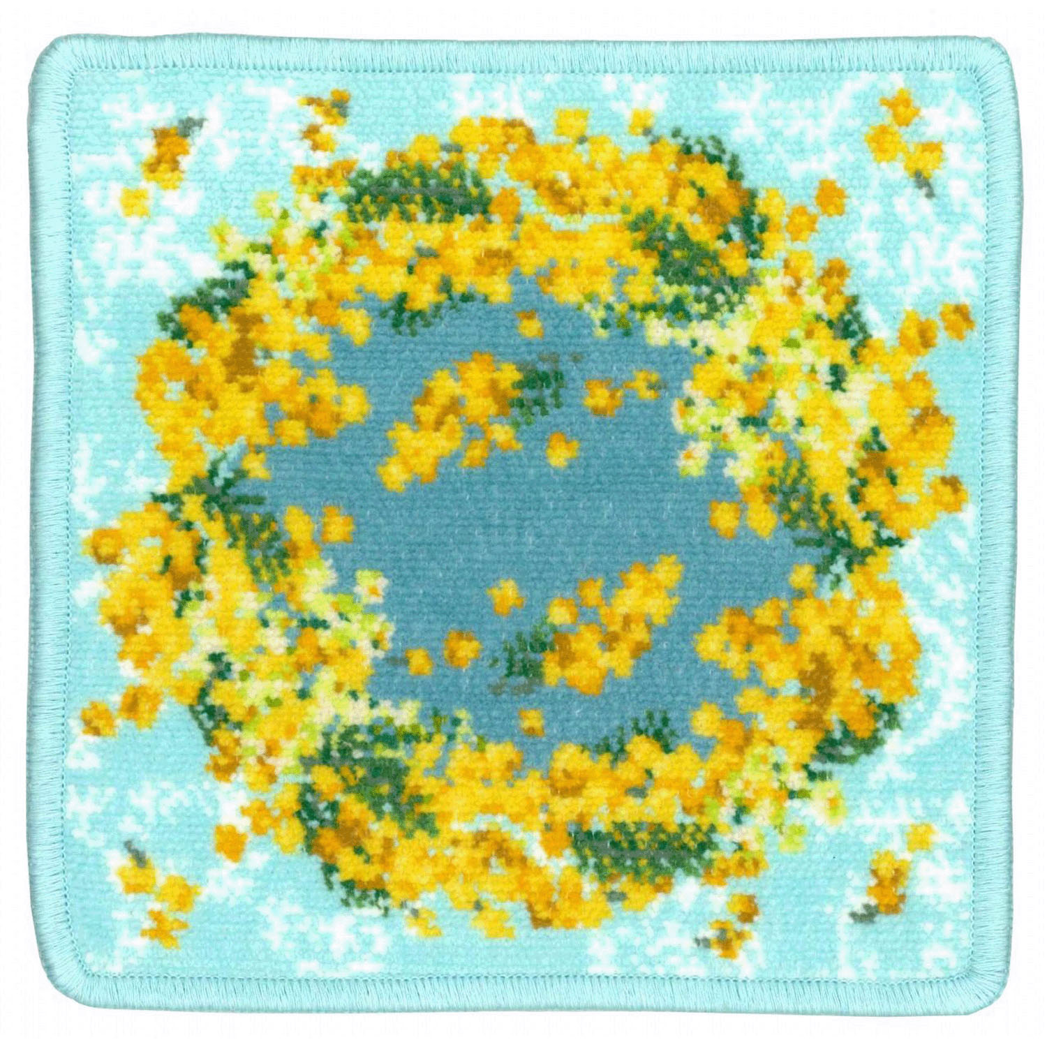 ミモザ ハンカチ25×25 - 画像1