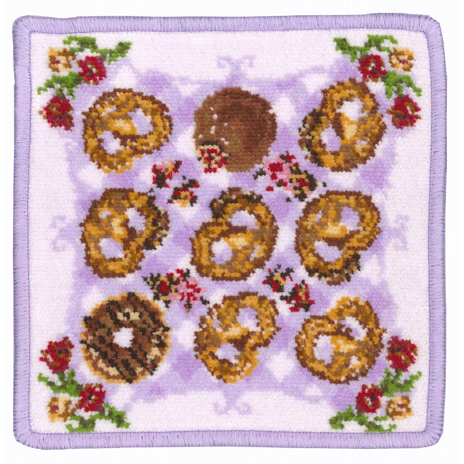 プレッツェル ハンカチ20×20 - 画像1