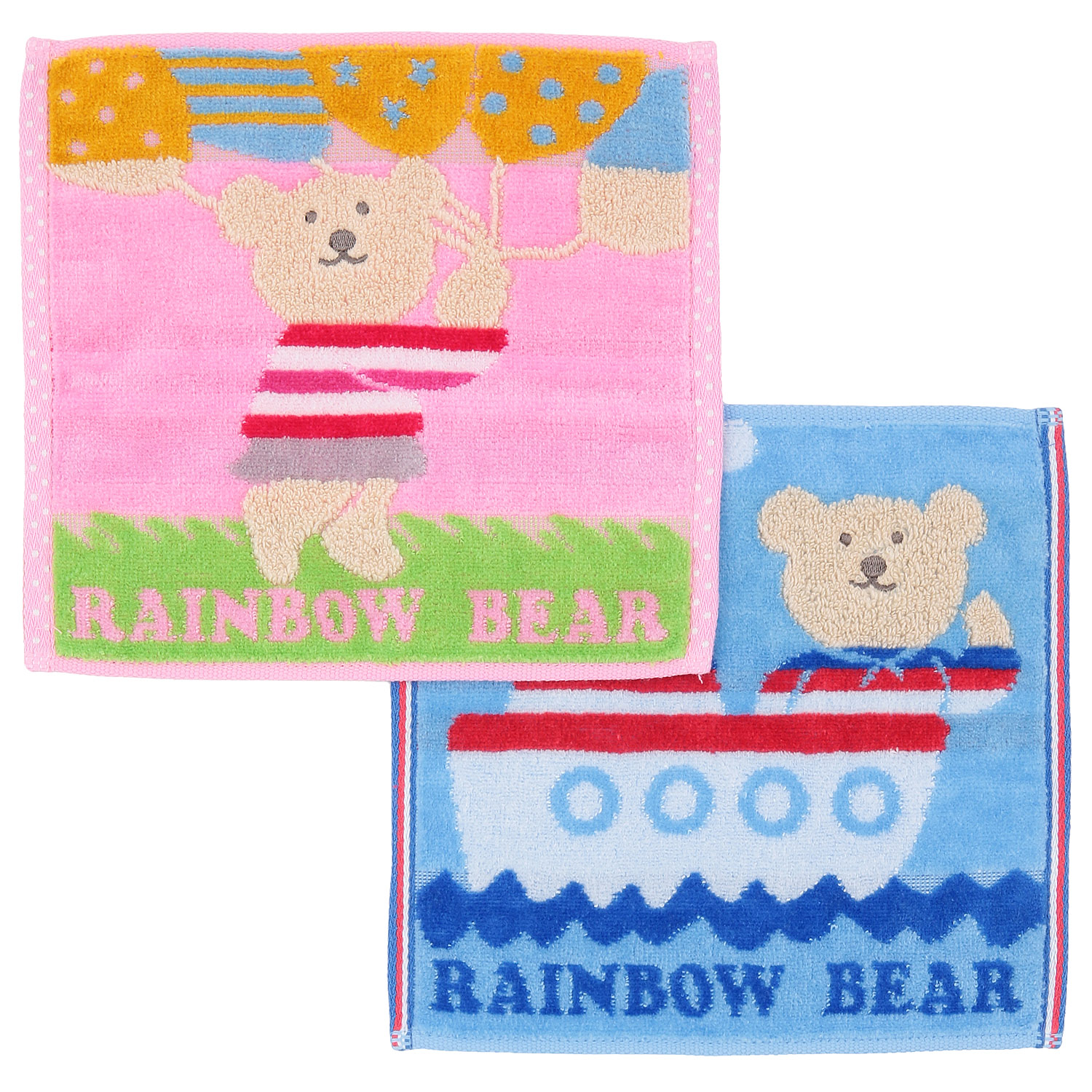 レインボーベア ストーリー ハンカチ