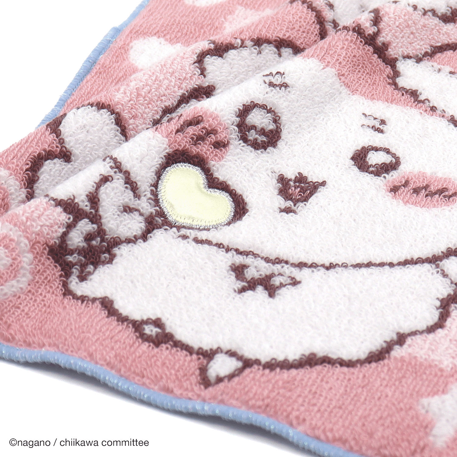 『ちいかわ』 エンジェル タオルハンカチ ピンク - 画像2