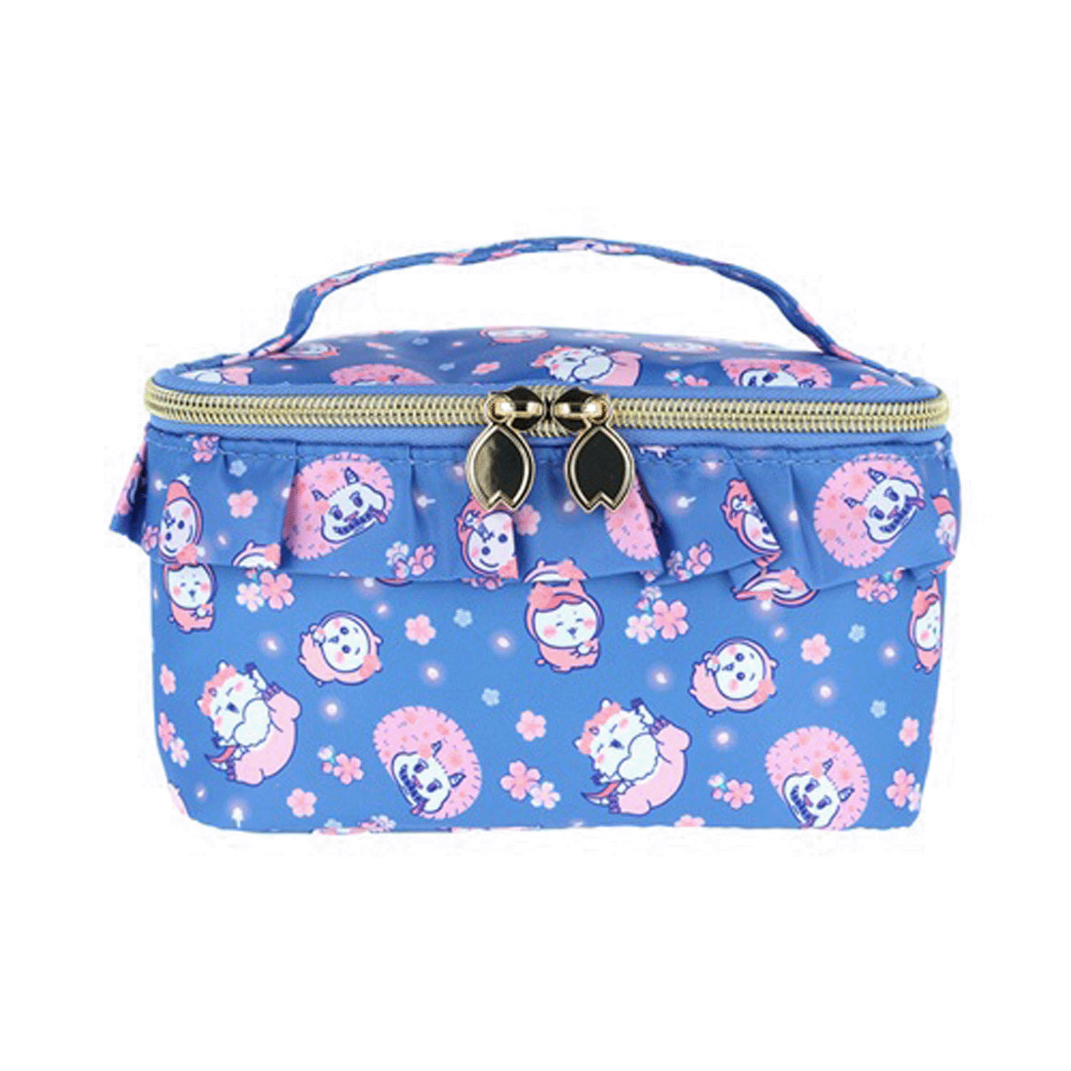 ちいかわ フリルバニティポーチ Sakura Pink ヨザクラ - 画像1