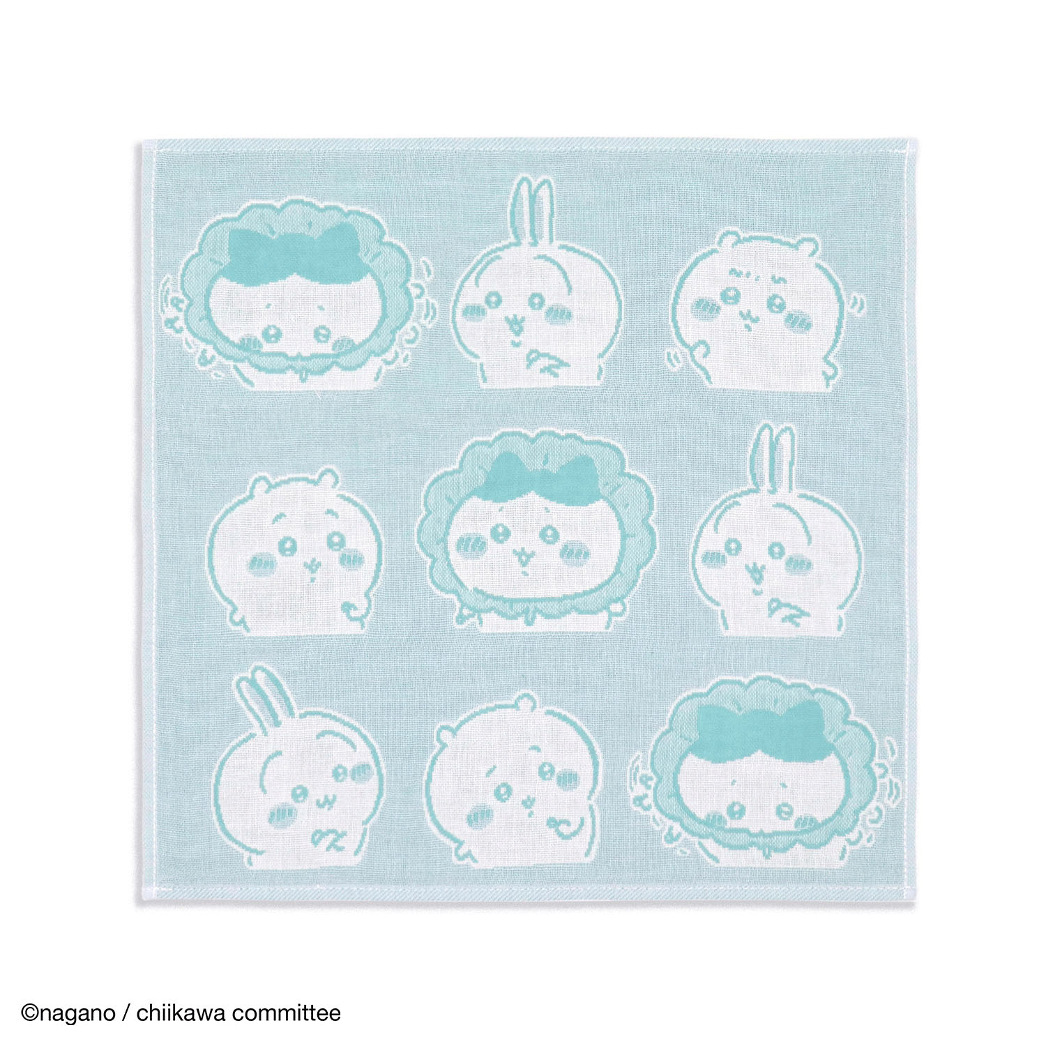 ちいかわ ウォッシュタオル 汁はねガード ブルー