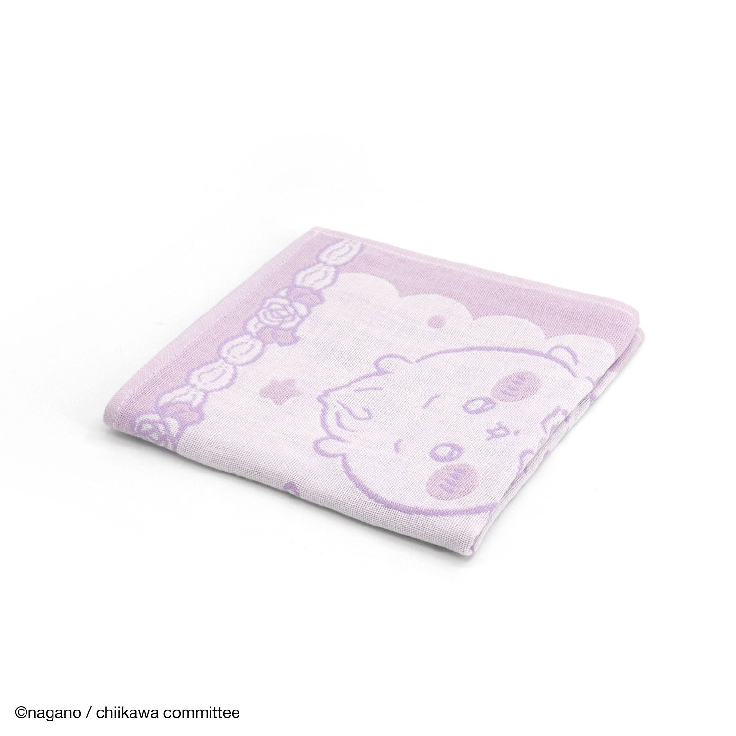 ちいかわ ウォッシュタオル ほのぼの パープル - 画像2