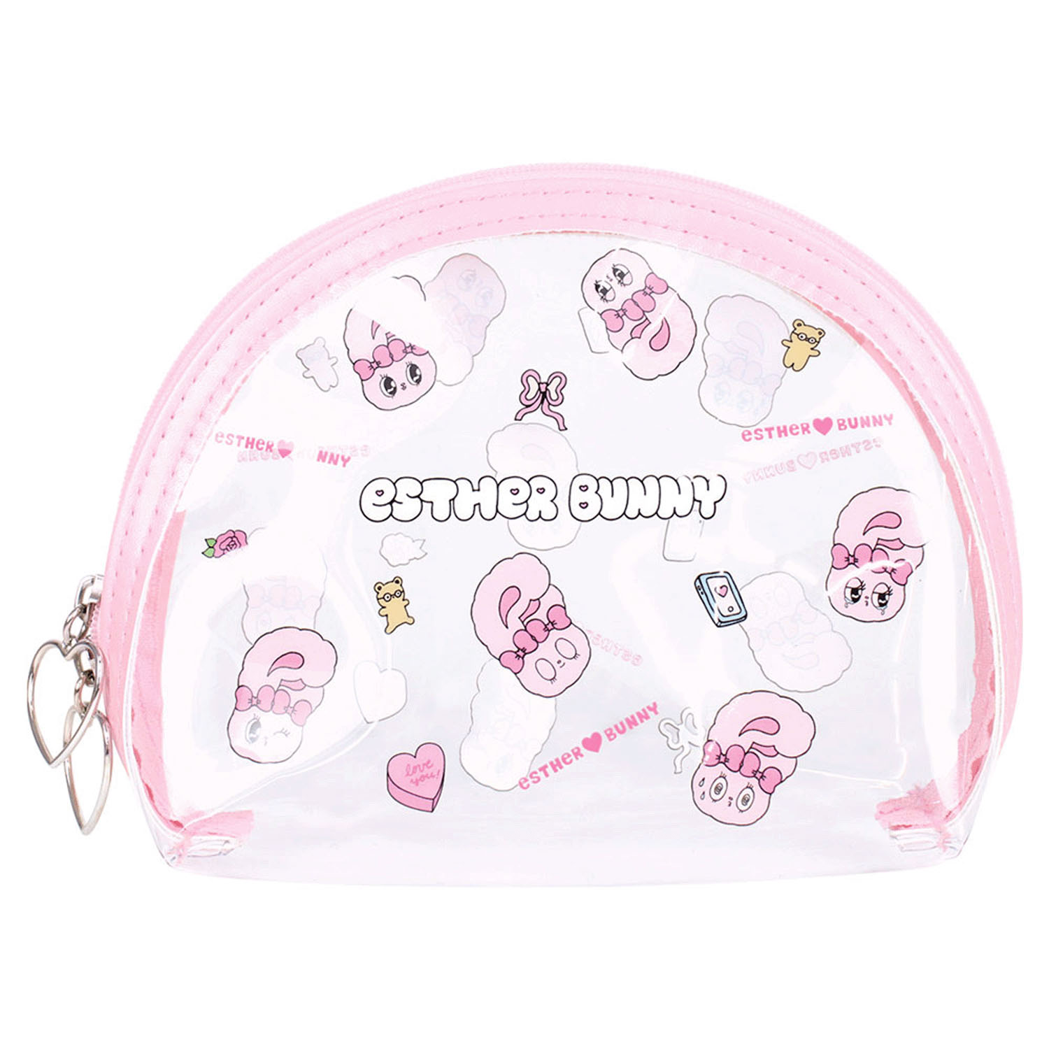 エスターバニー クリアシェルポーチ フェイスチラシ