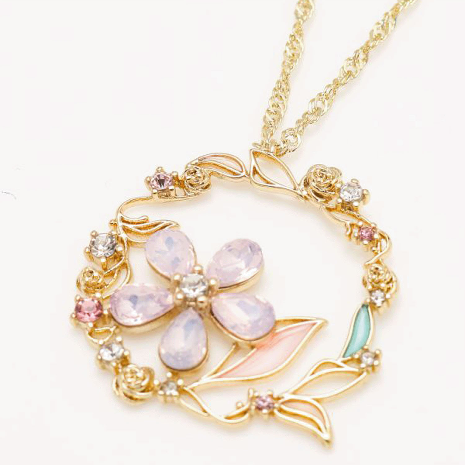 フラワーブーケネックレス - 画像3