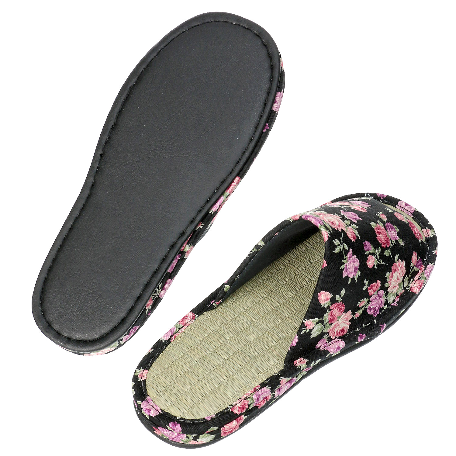 バラ柄畳中スリッパ - 画像4