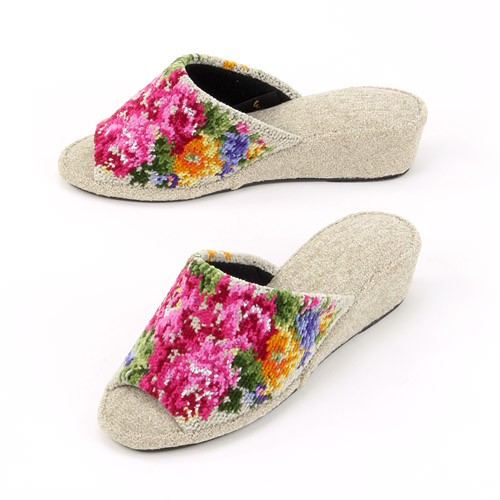 【12・15：在庫限り】シャンティヒールスリッパ M - 画像6