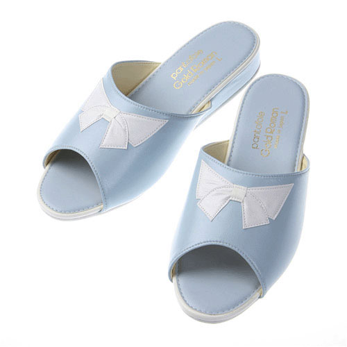 【2025．9．2より価格変更】合皮リボンヒールスリッパ - 画像5