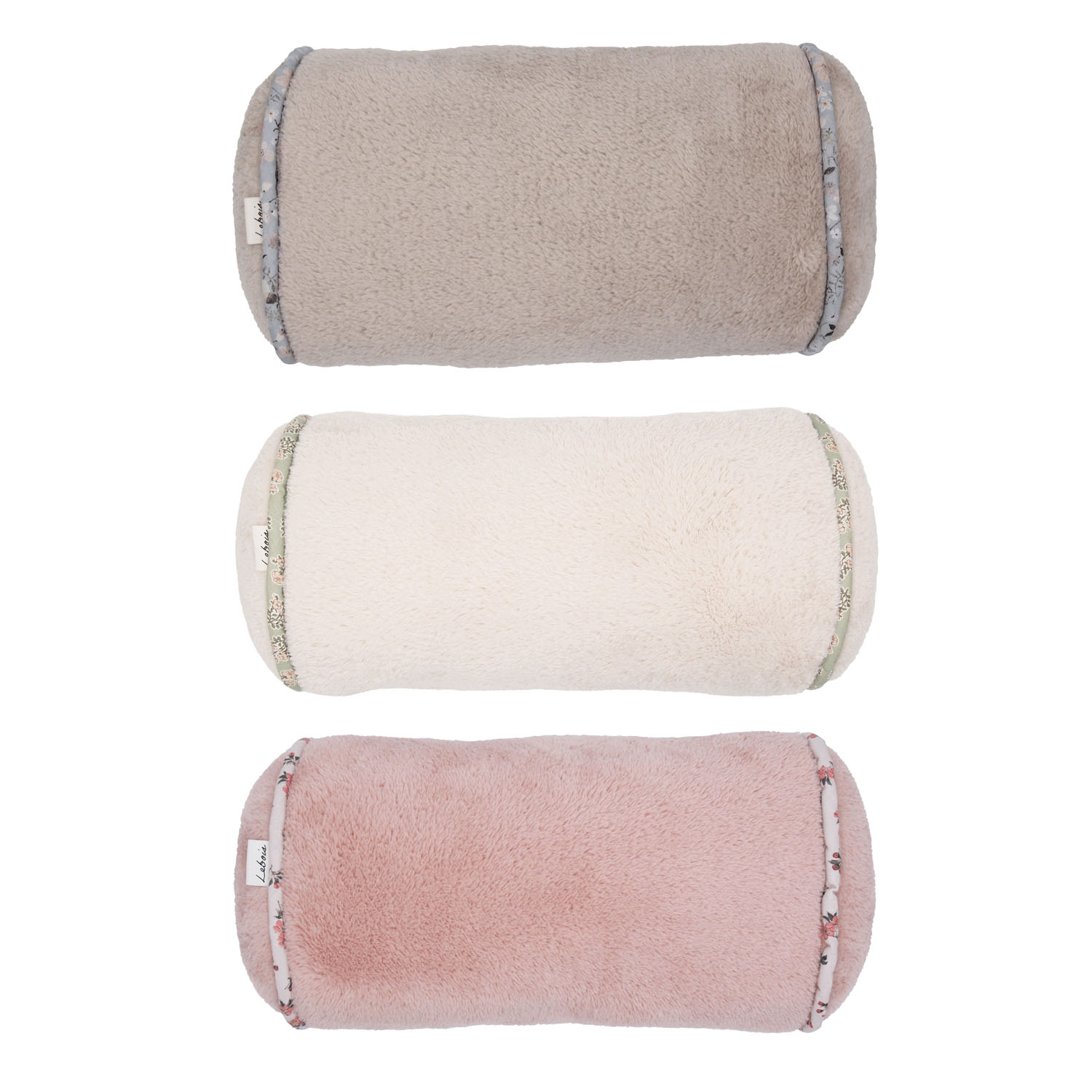 ルボア 花柄パイピングクッション - 画像1