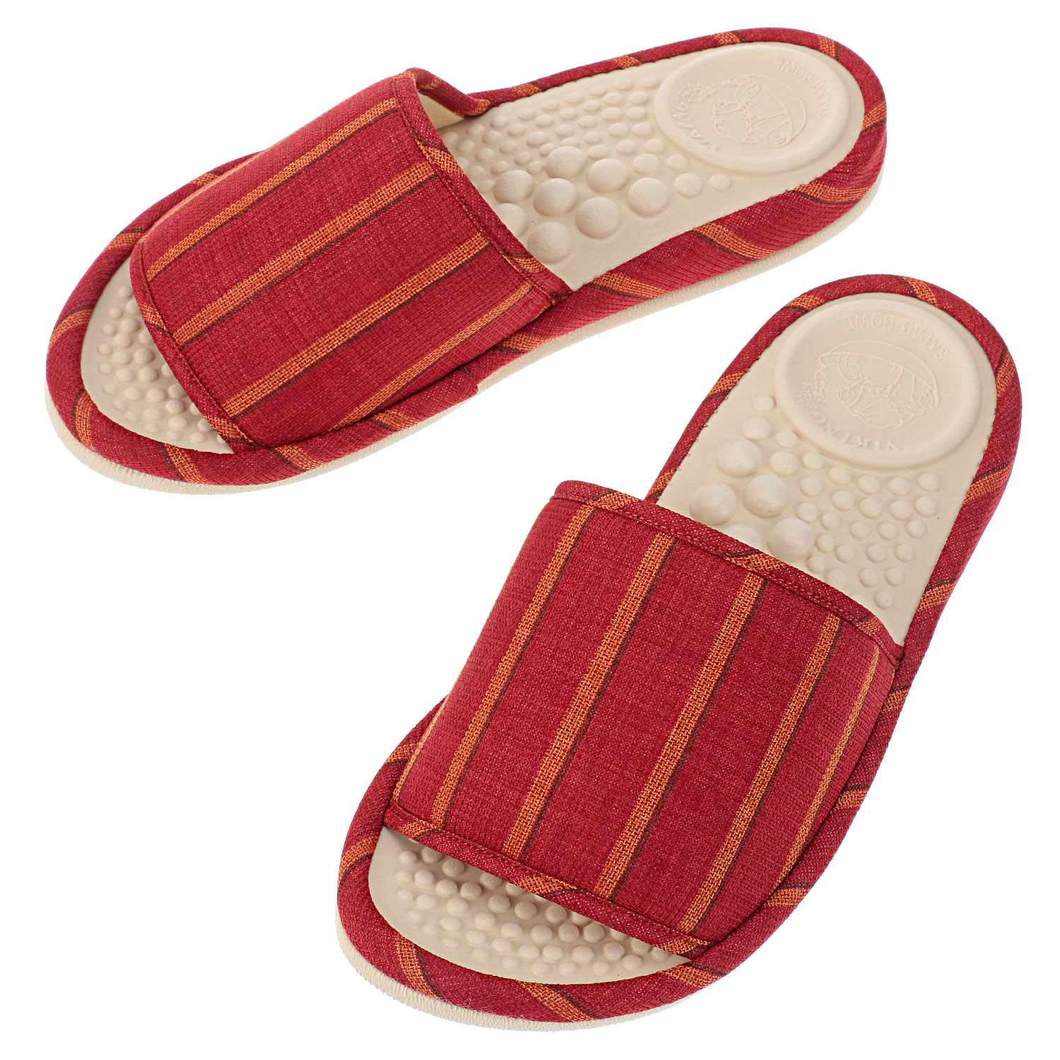 ストライプサラダボールL - 画像2