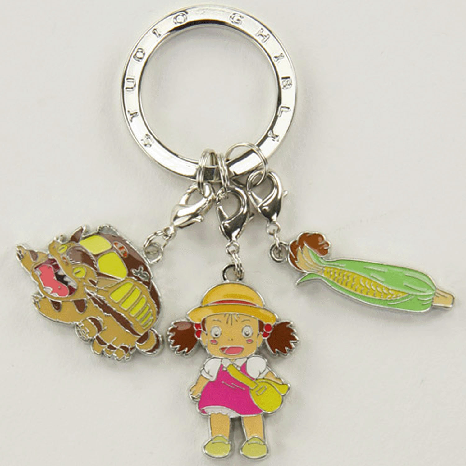 となりのトトロ 3連キーリング とうもろこし