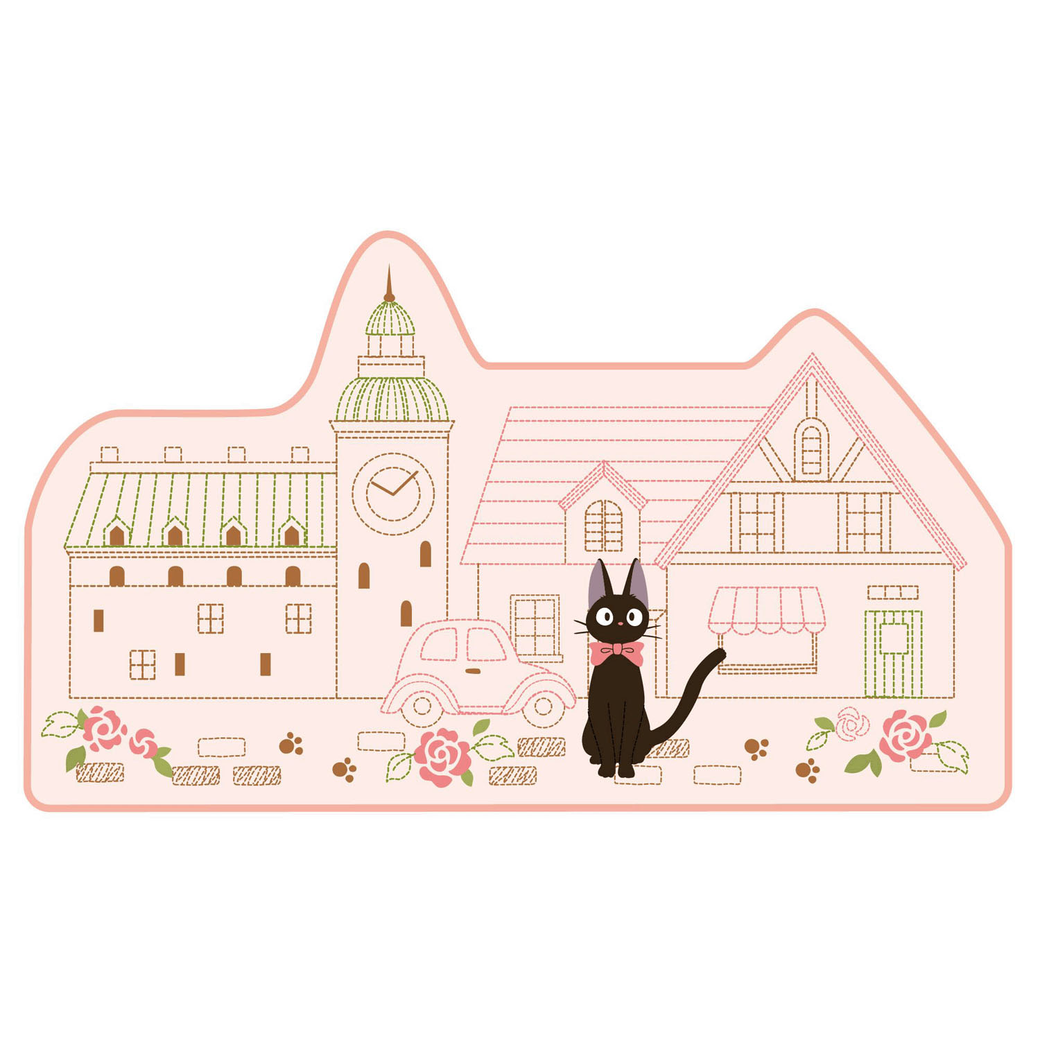 魔女の宅急便 ダイカットクッション 「たそがれ」