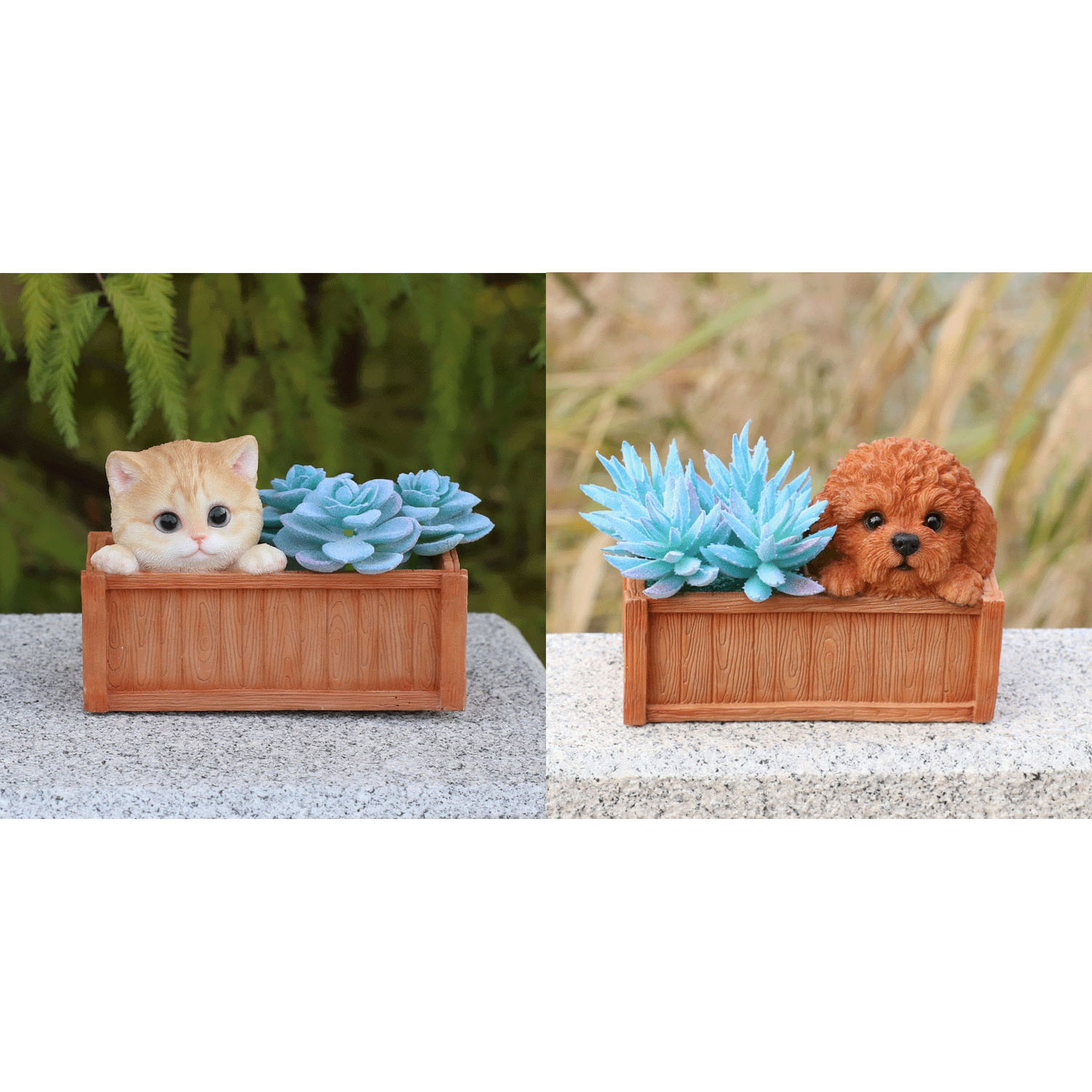 木箱に隠れるプランターシリーズ