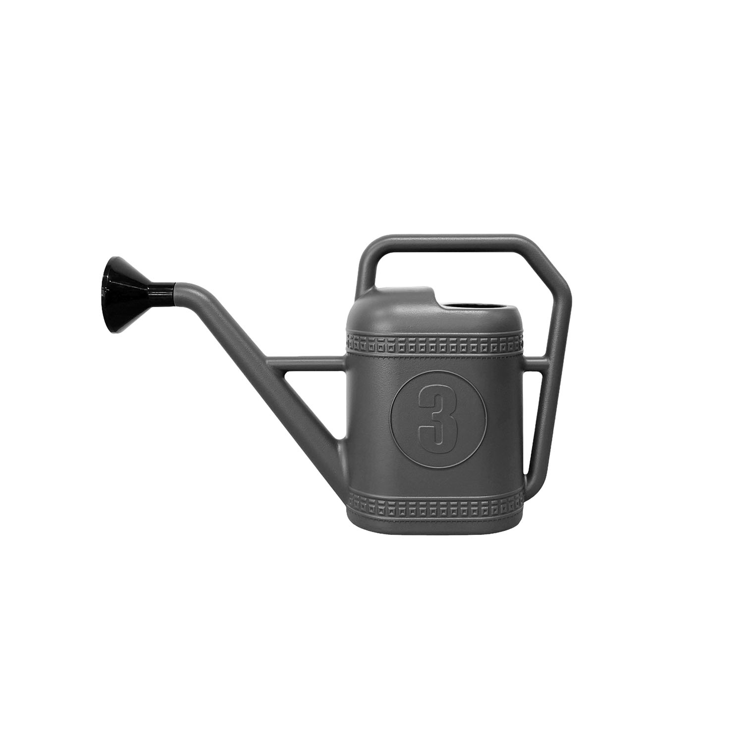 プラスチックジョーロ 3L グレー