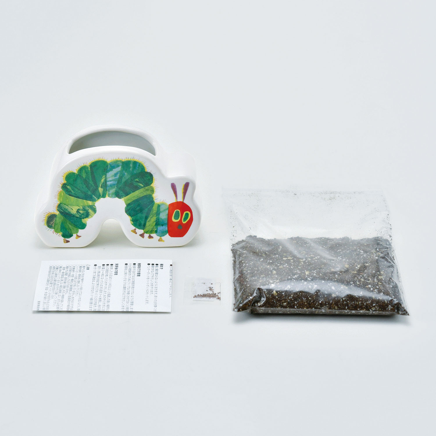 栽培セット はらぺこあおむし わくわく陶器ポットガーデン - 画像3