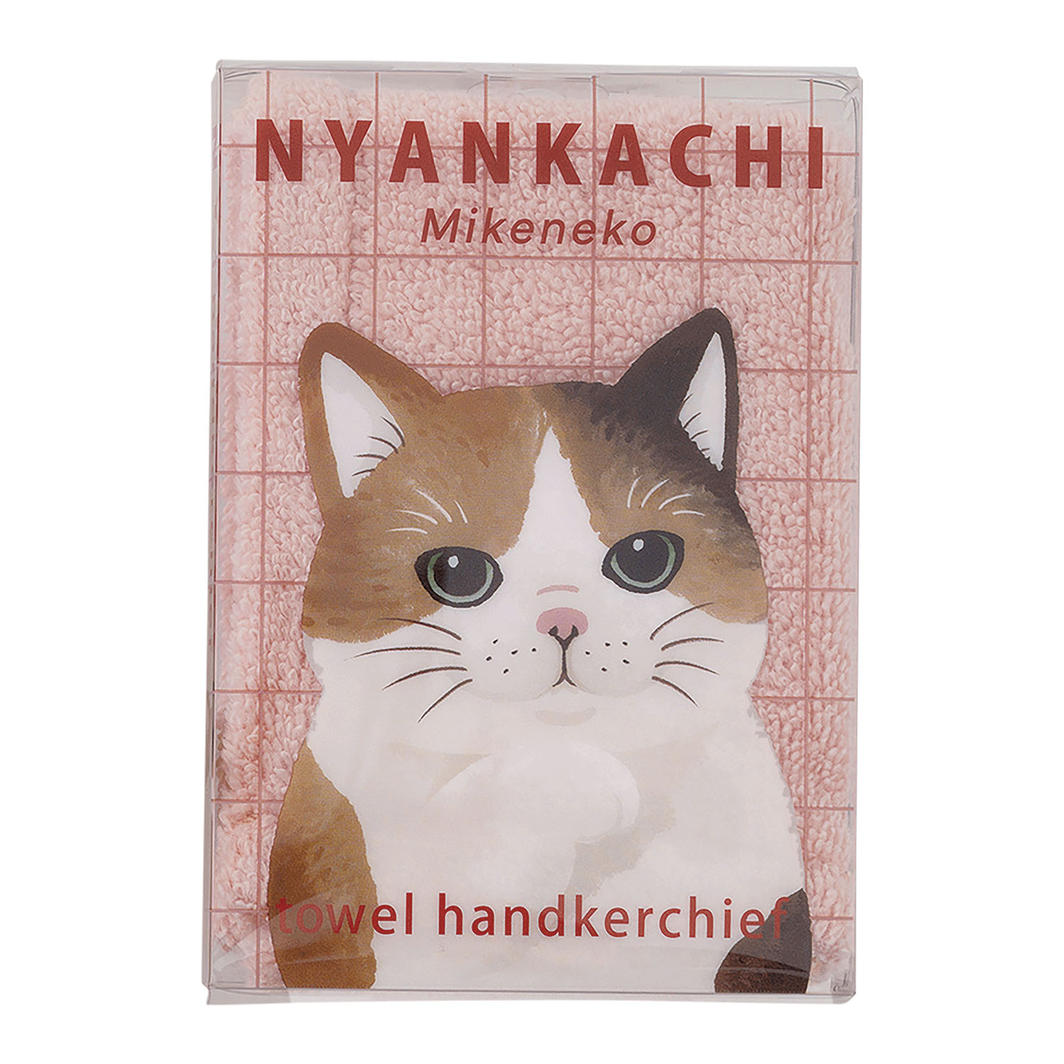 にゃんかち ハンカチタオル ミケネコ - 画像4