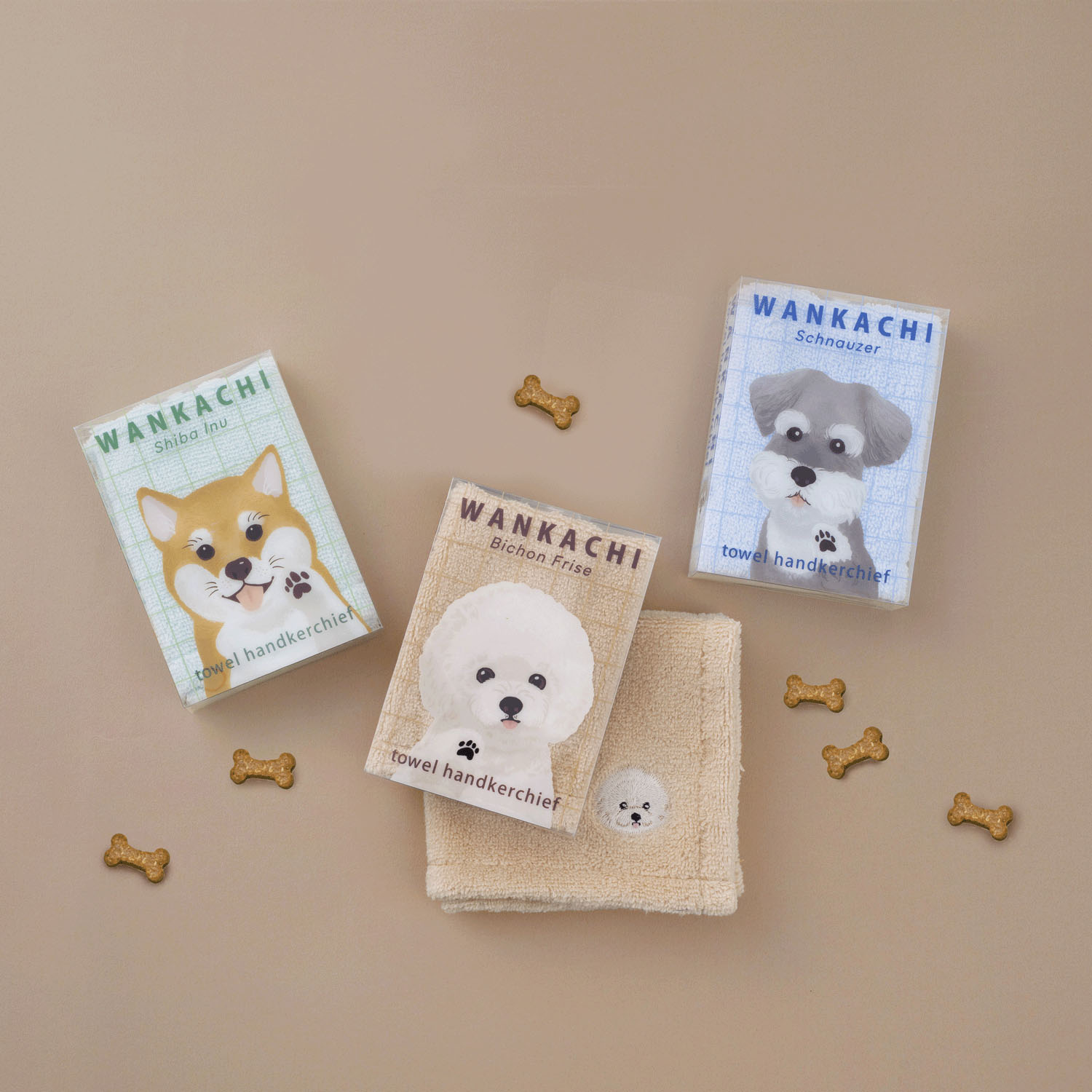 わんかち ハンカチタオル シュナウザー - 画像5