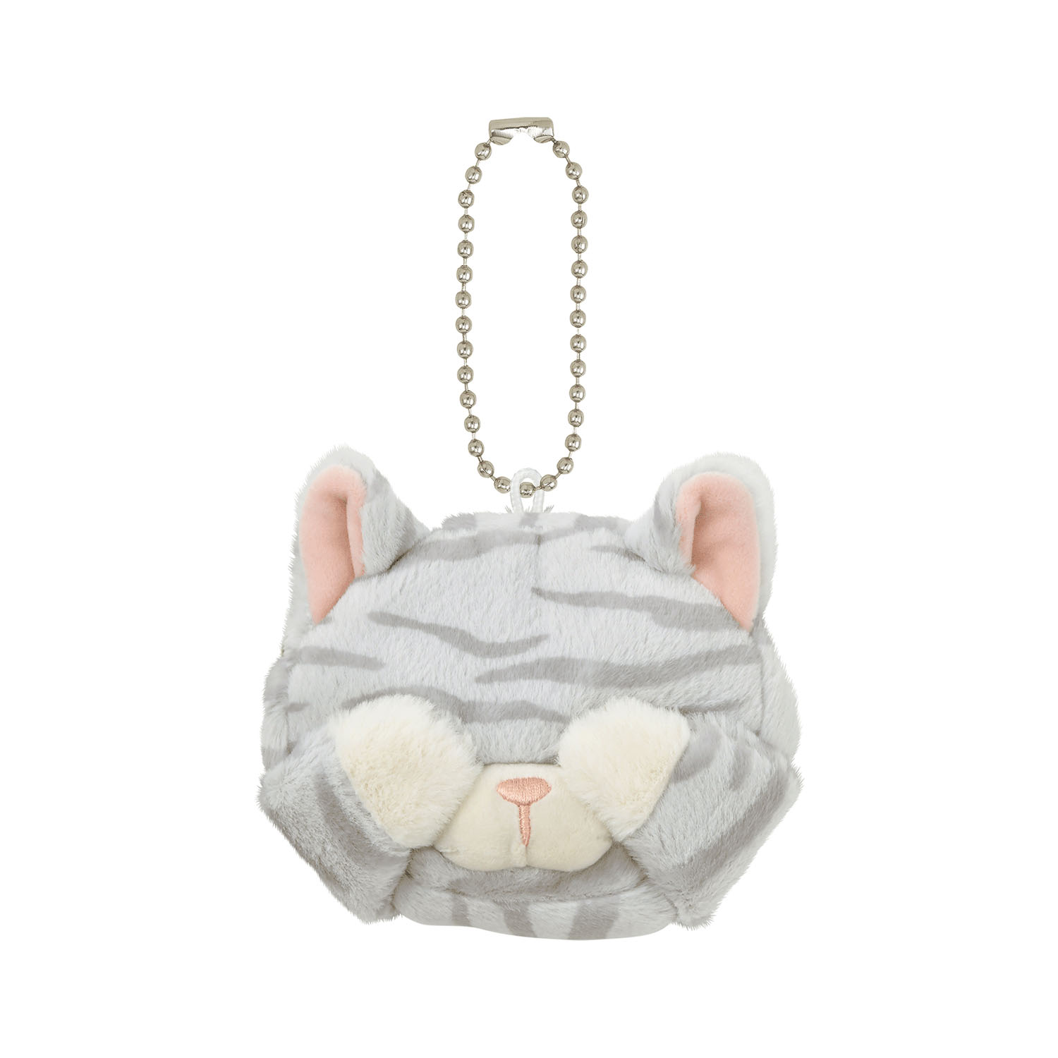 くびねっこ フェイスポーチ サバトラ - 画像1