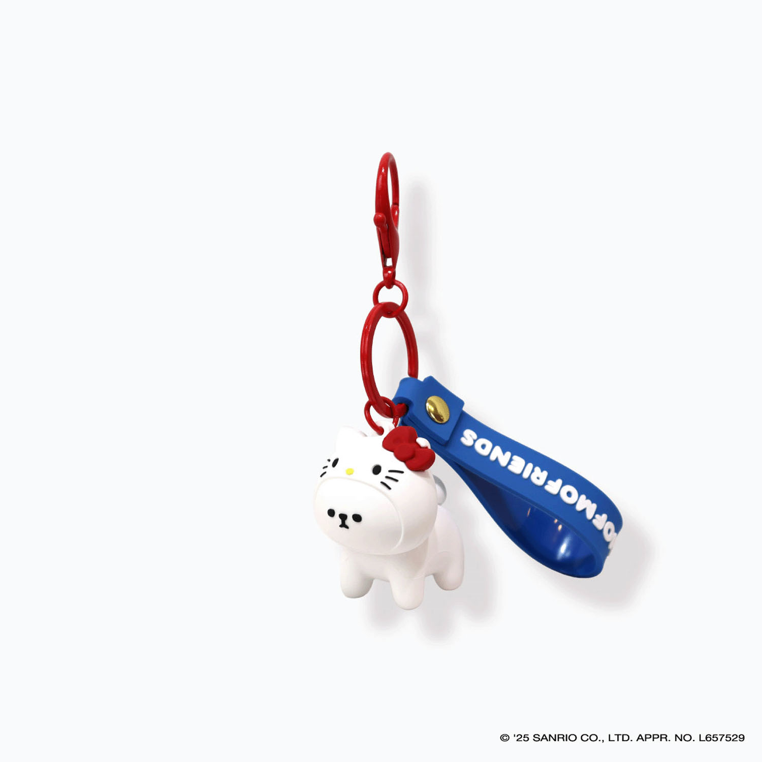 なかよしPVCキーホルダー キティ×ビションフリーゼ - 画像2