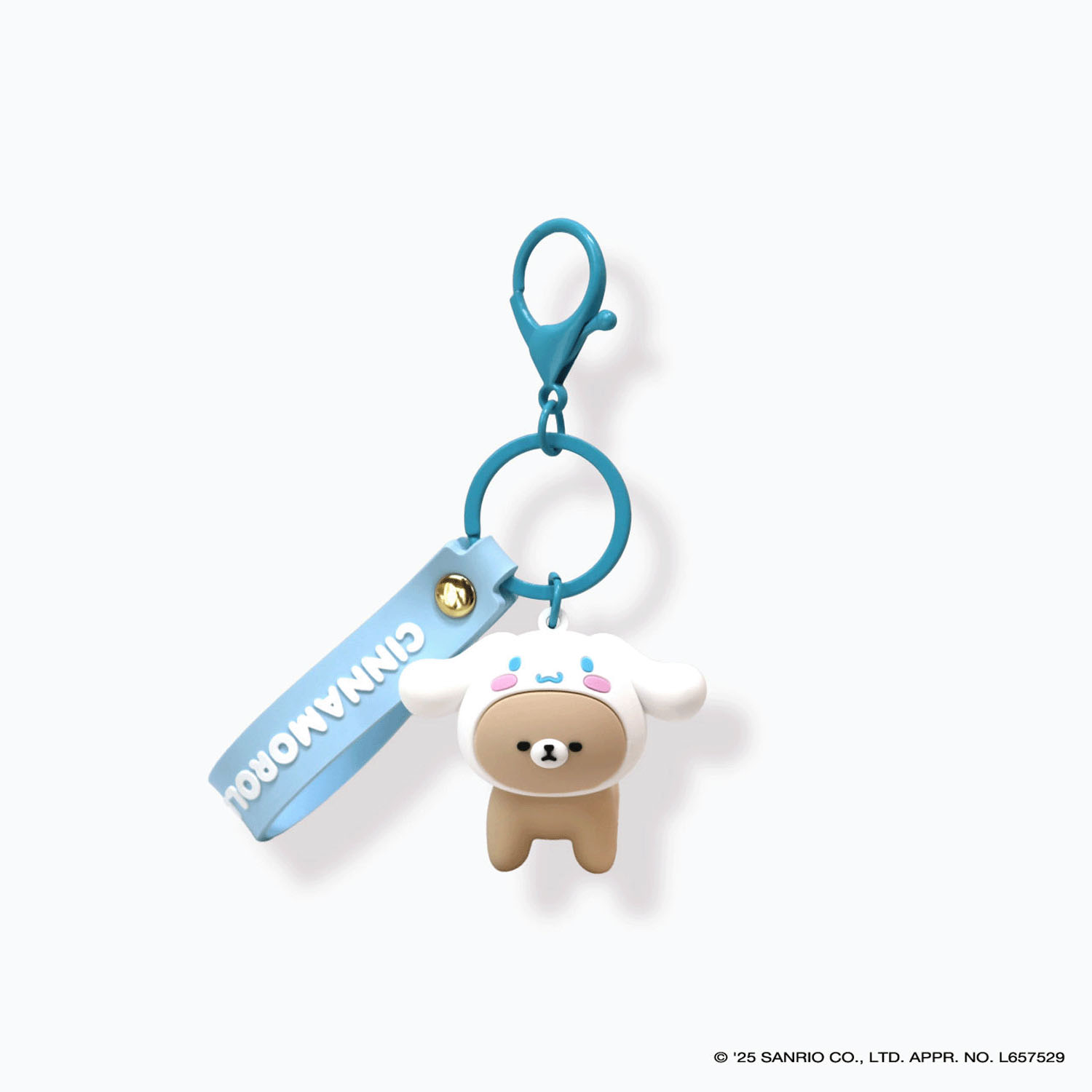 なかよしPVCキーホルダー シナモロール×ネザーランドワーフ - 画像1