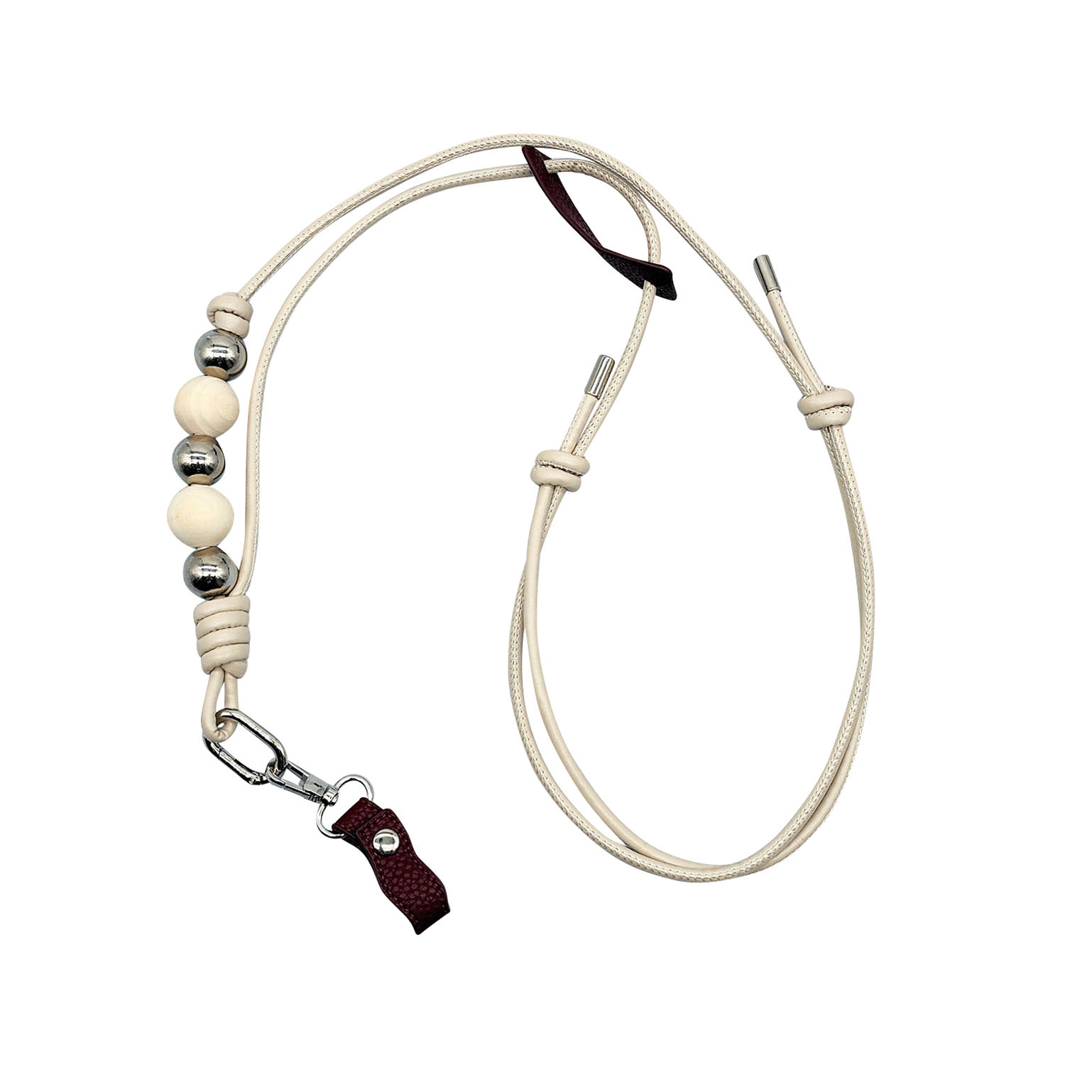 AO PUビーズショルダーストラップ - 画像4