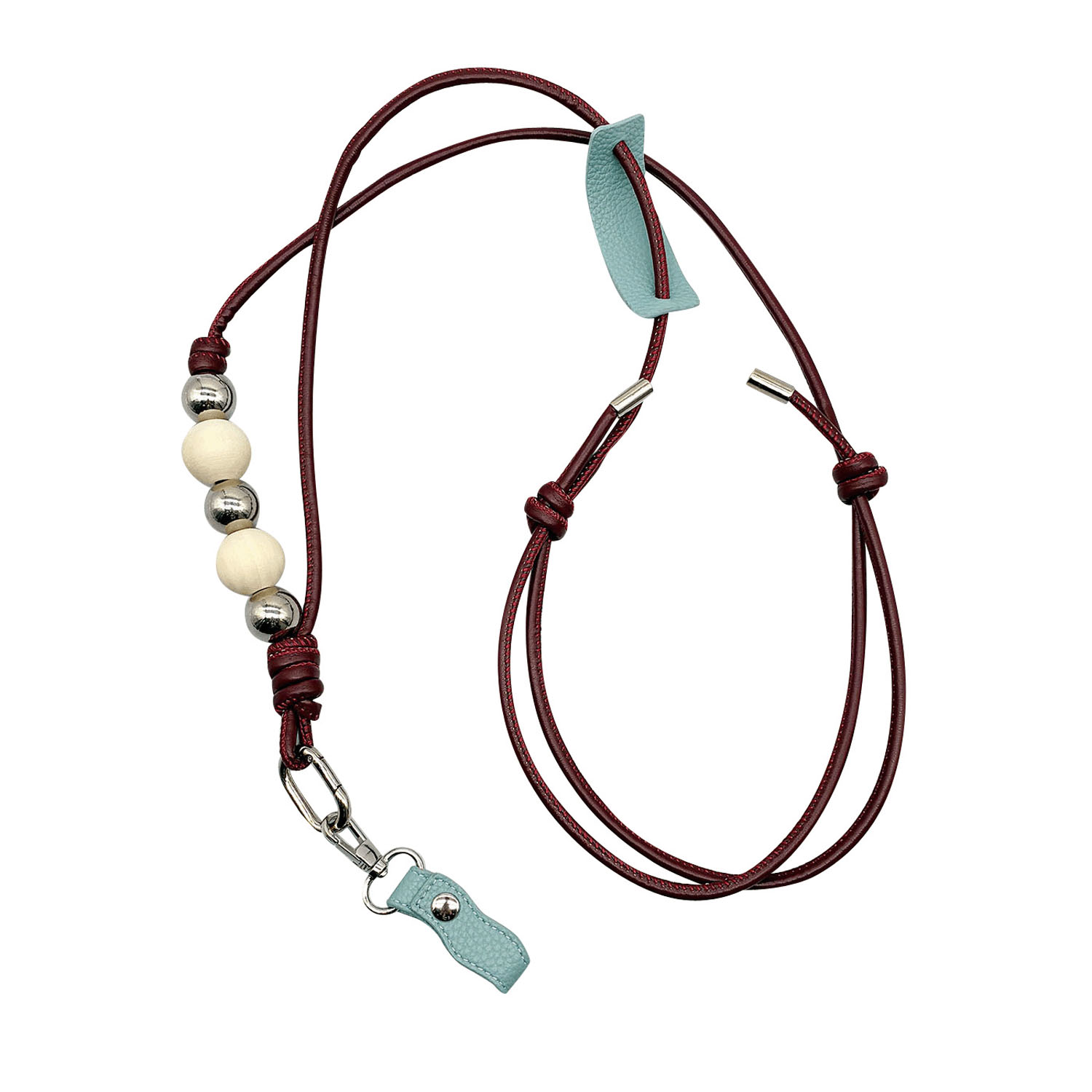 AO PUビーズショルダーストラップ - 画像6