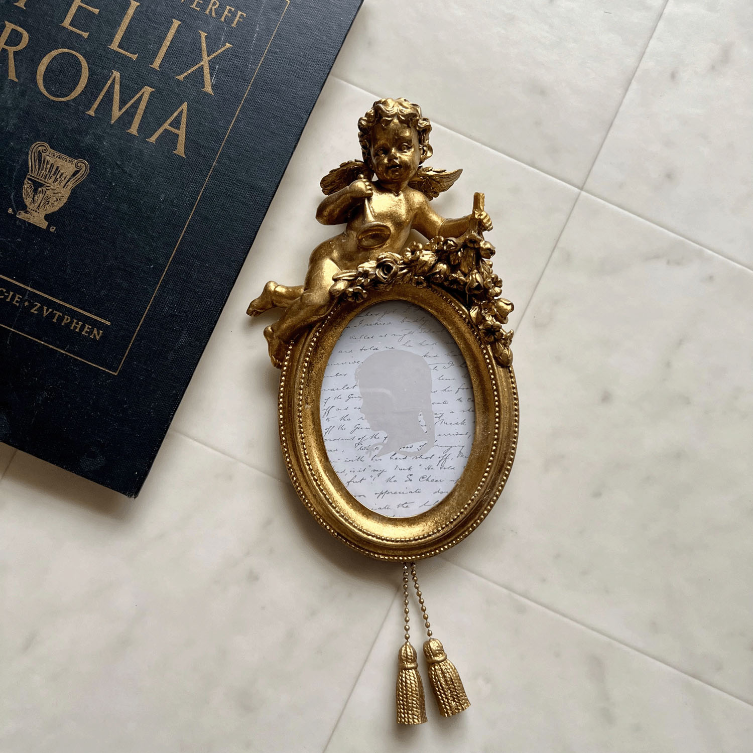 エンジェル・フォトフレーム オーバル 壁掛け - 画像6