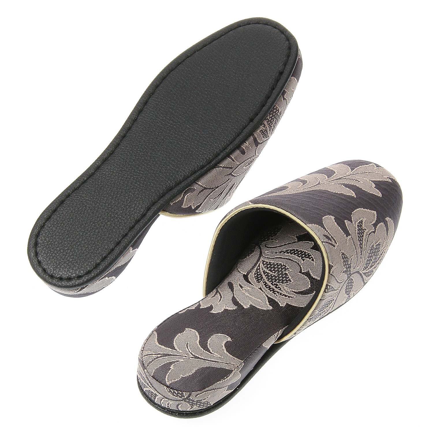 フラワーパターン吊り込みスリッパ - 画像2