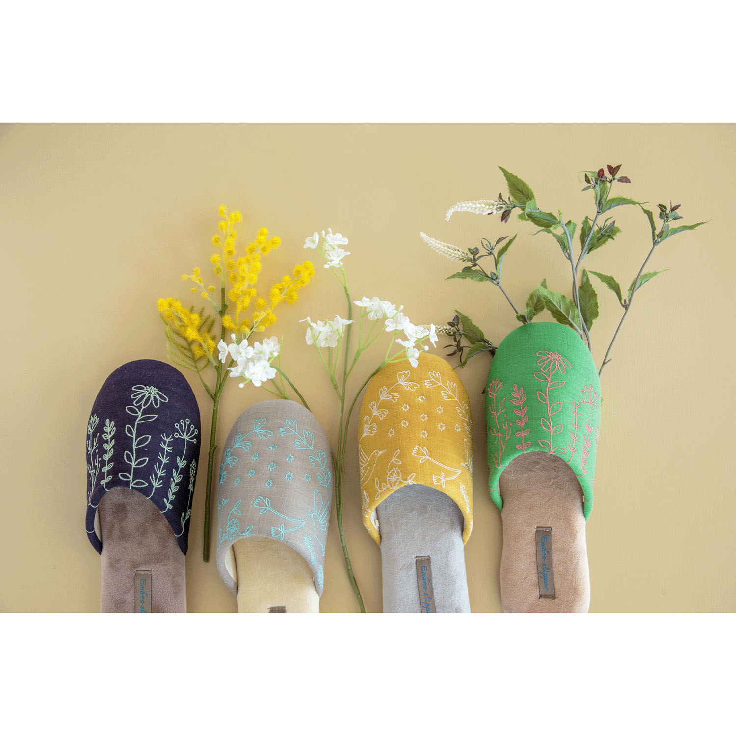 【12：在庫限り】エンブロ ウォッシャブルスリッパ - 画像1