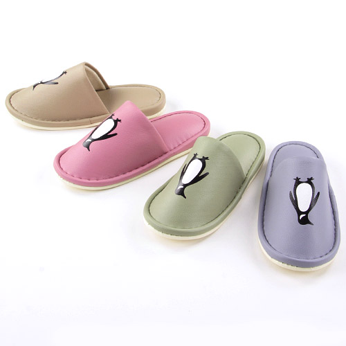 ペンギン 合皮スリッパ - 画像1