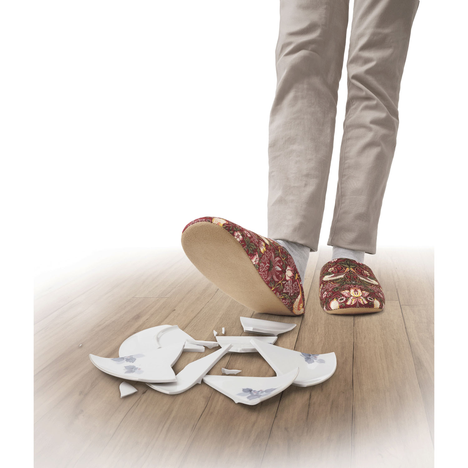 【防災スリッパ】モリスワールドコレクション ルームスリッパ - 画像4