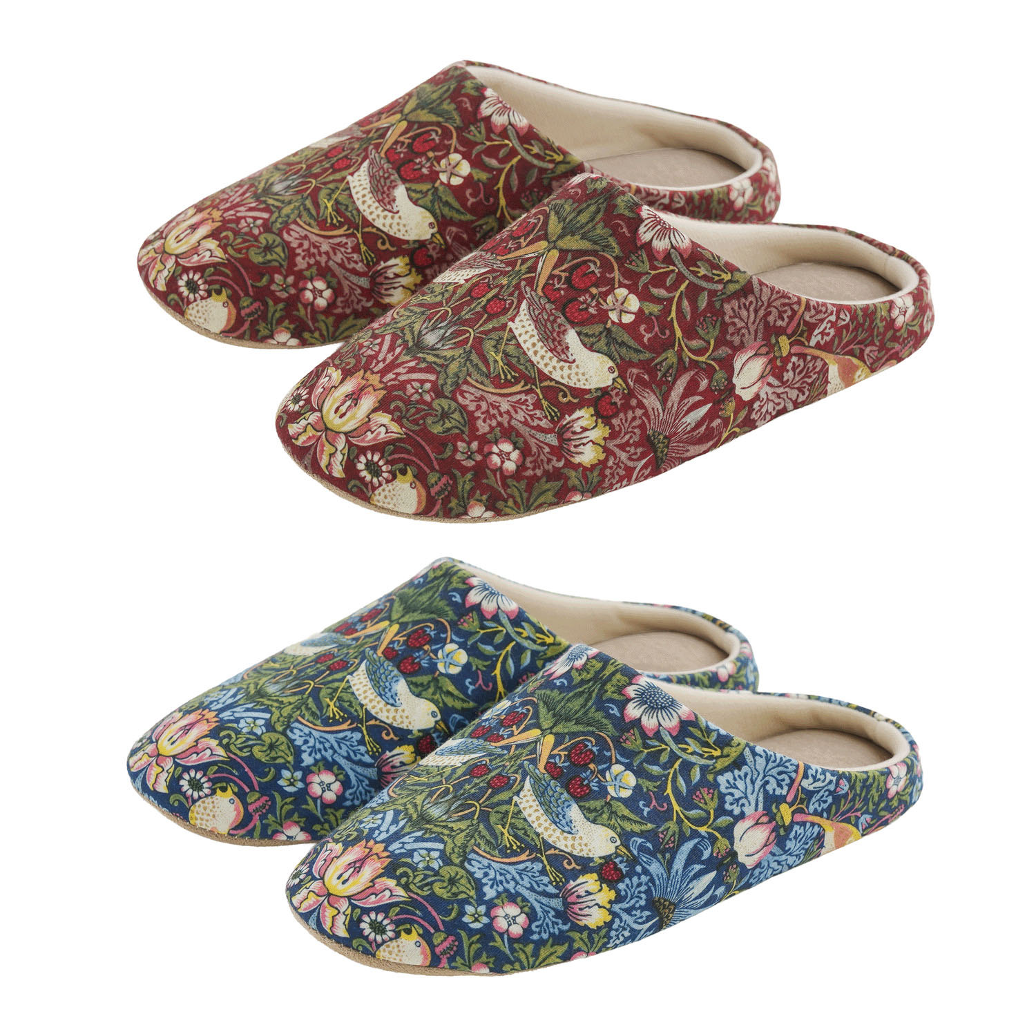 【防災スリッパ】モリスワールドコレクション ルームスリッパ - 画像1