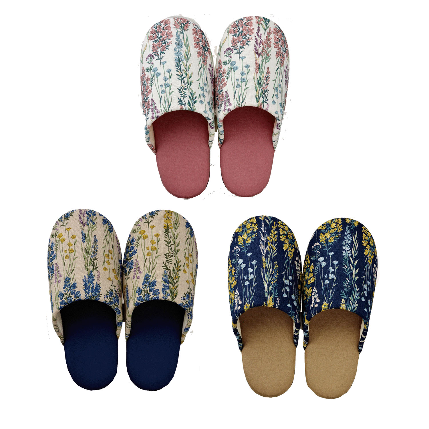 ボタニカル スリッパ - 画像1