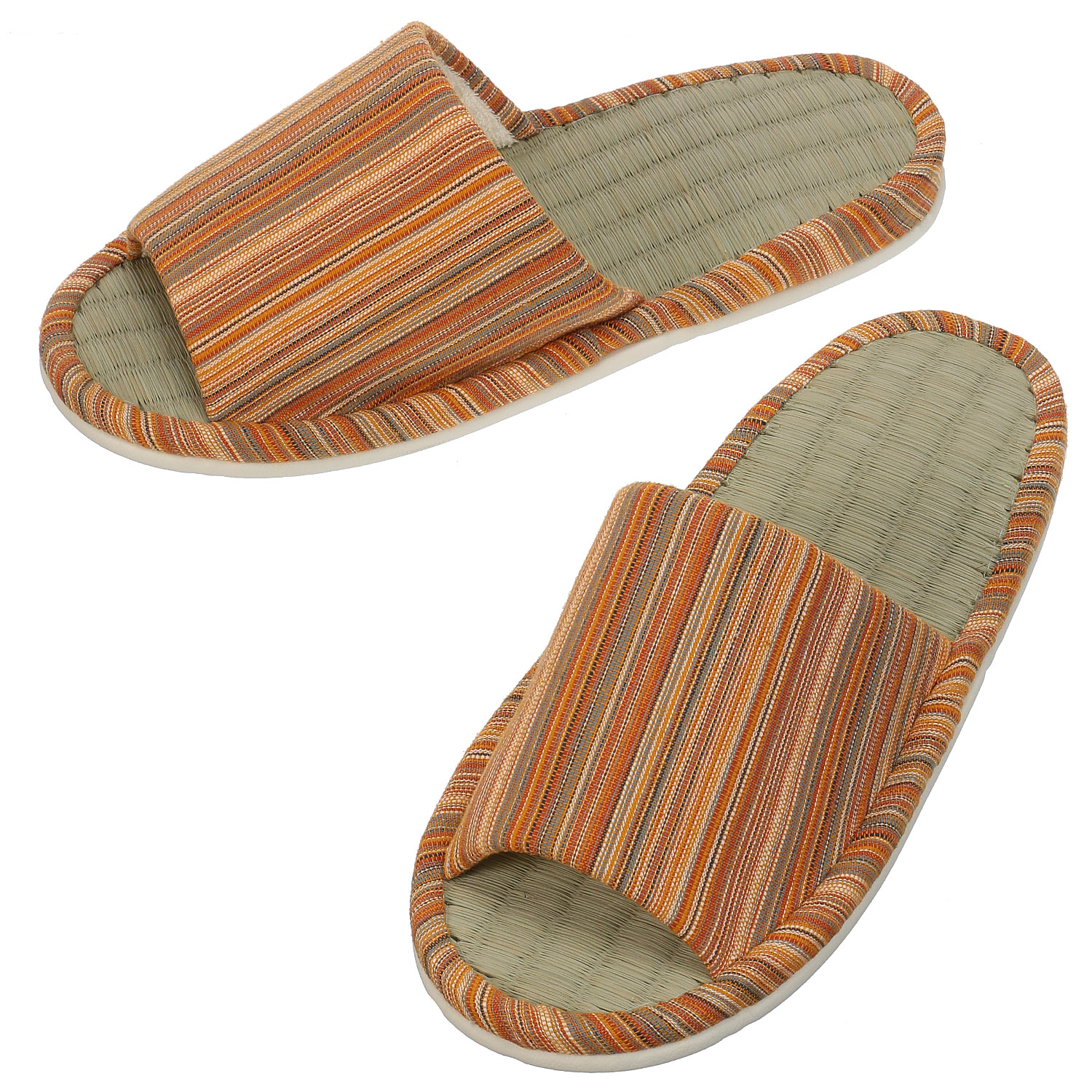 しじらボーダー畳中スリッパM - 画像5