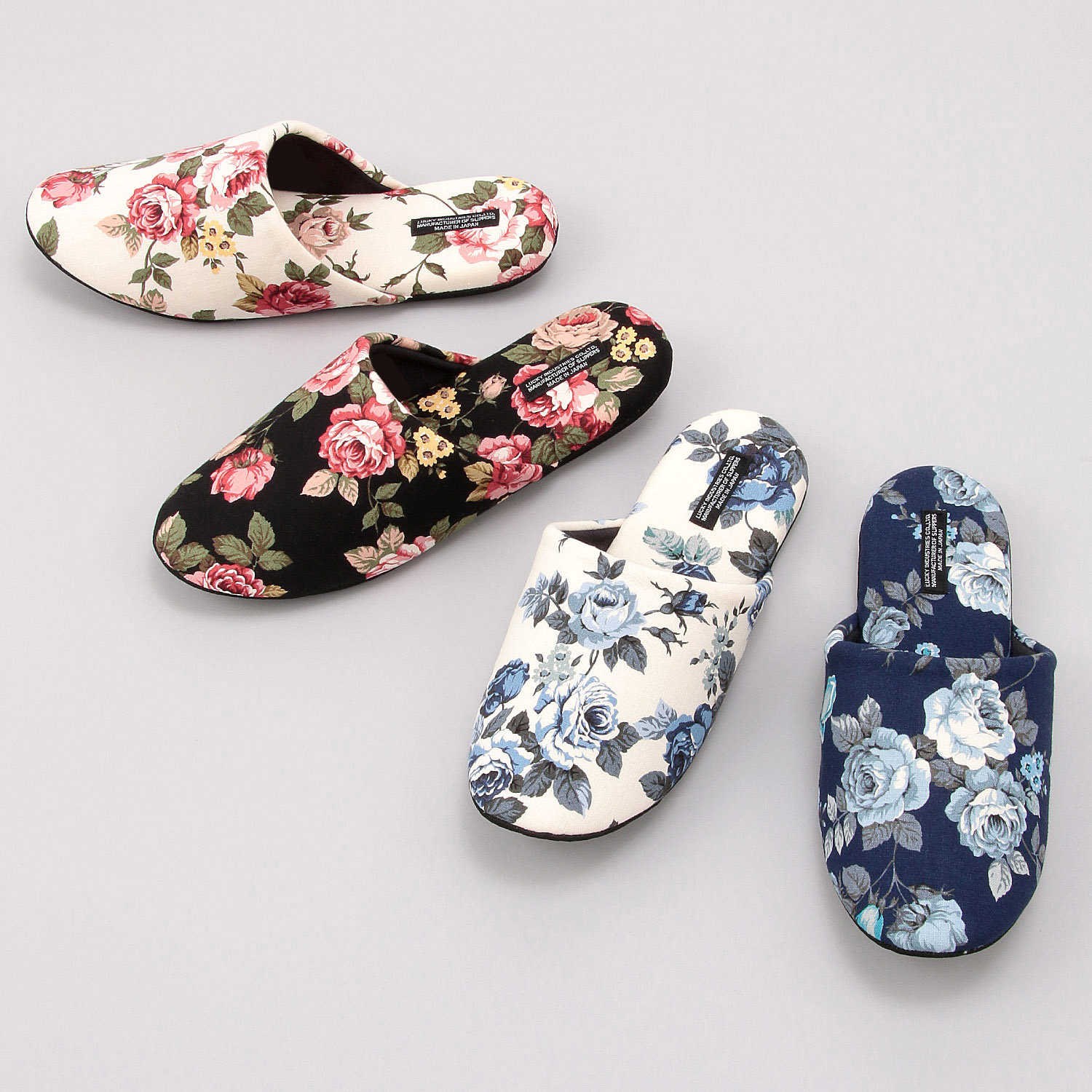 エレガントローズソフトスリッパ - 画像1