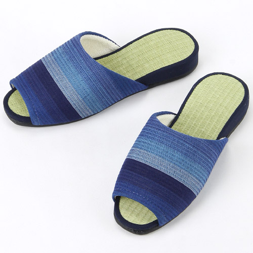 藍染しじら織 吊り込み畳スリッパM - 画像9