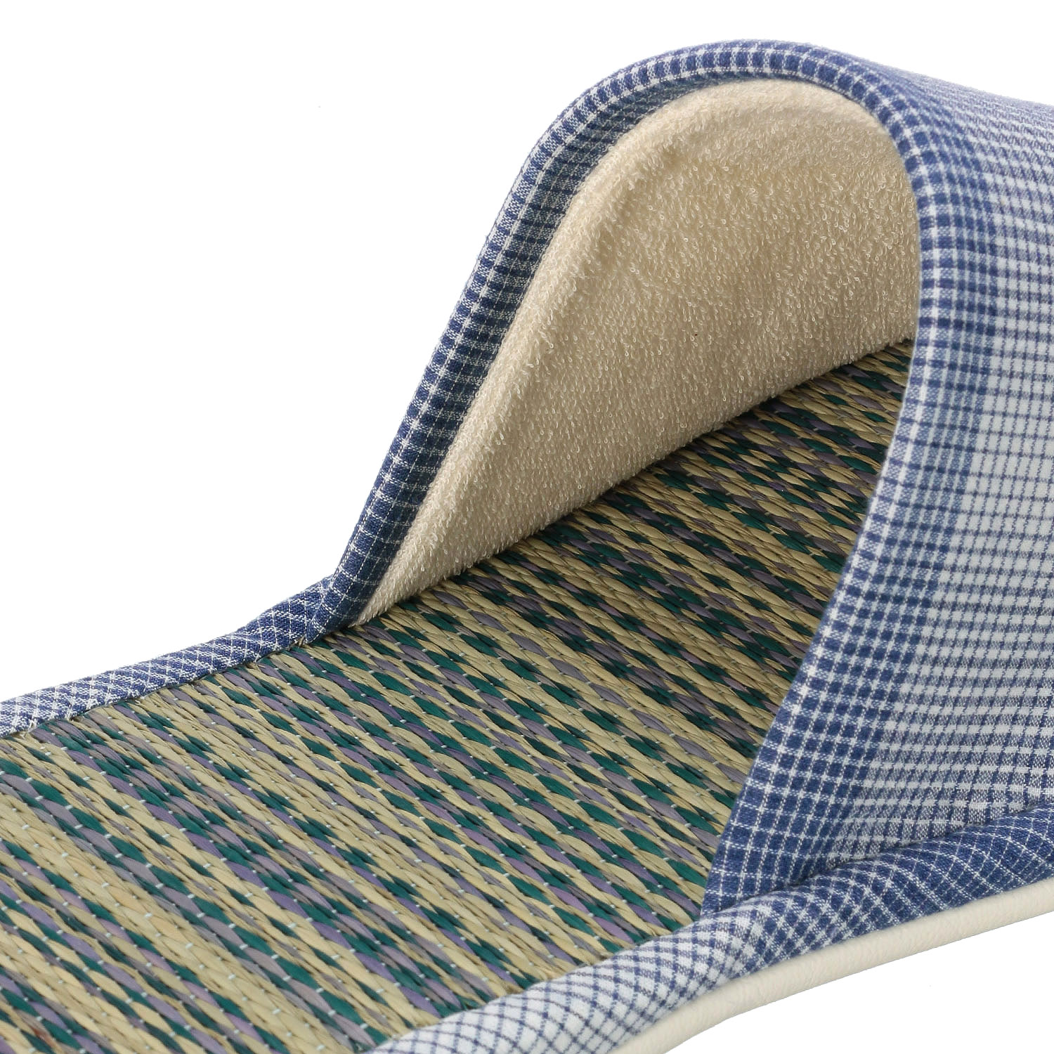 格子柄畳中スリッパ3L - 画像4