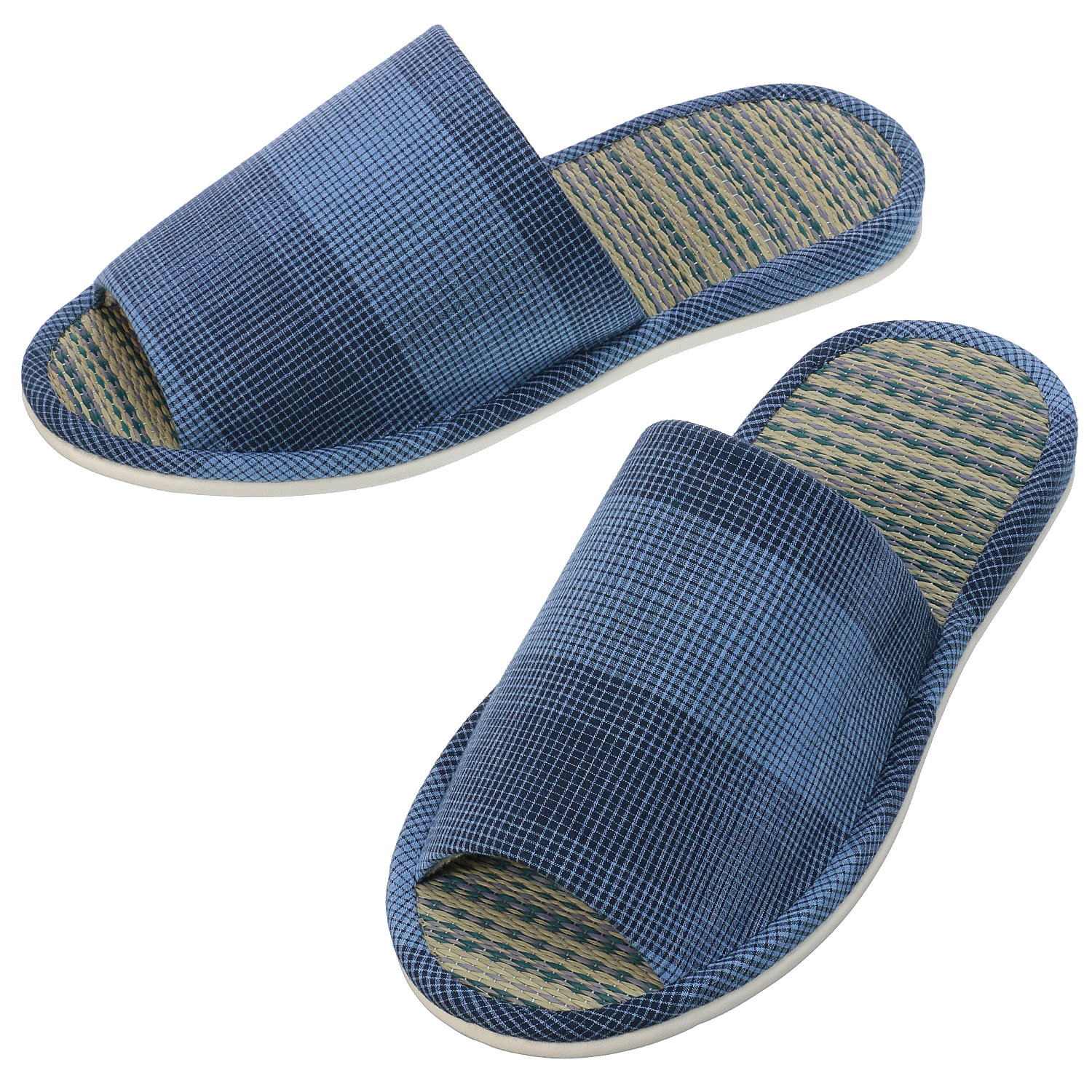 格子柄畳中スリッパ3L - 画像5