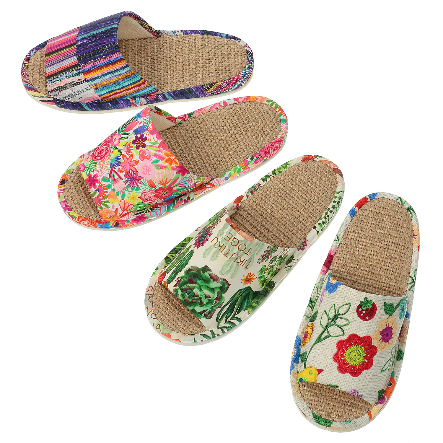 コロレ麻中スリッパ