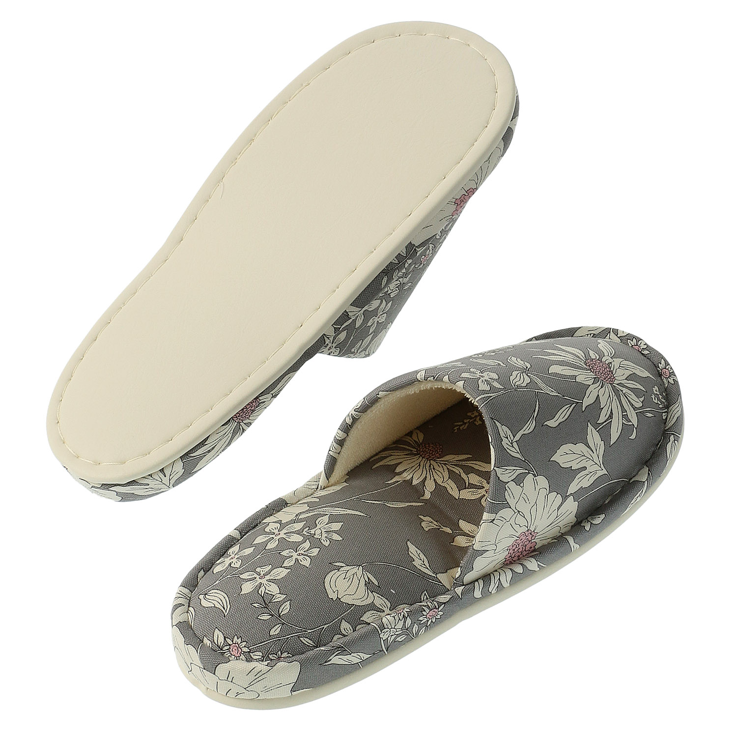 花柄外縫いスリッパS - 画像3