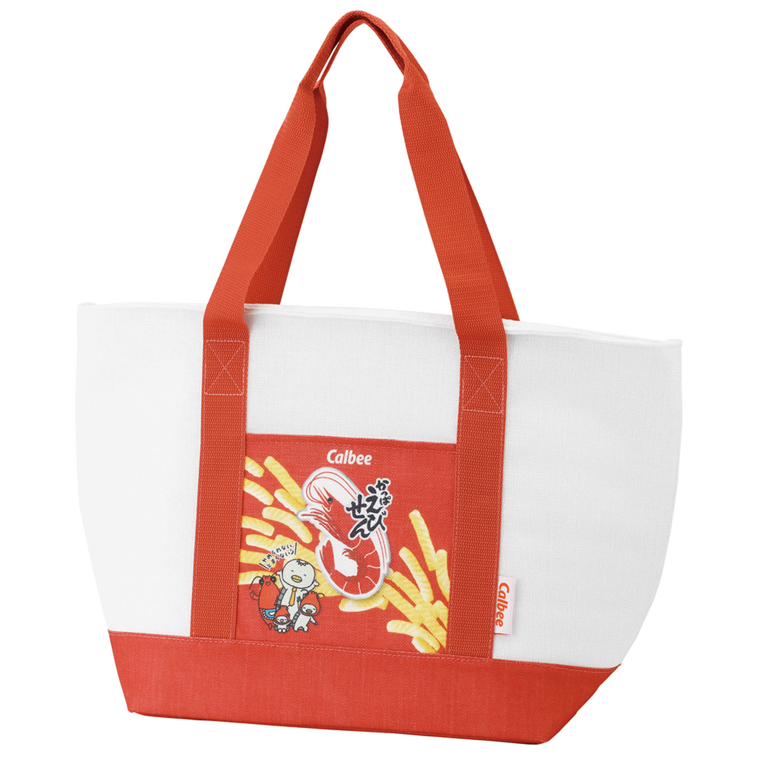 かっぱえびせん 麻風保冷トートショッピングバッグ - 画像1